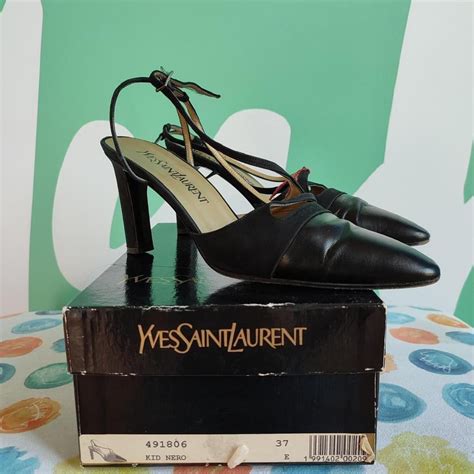 yves saint laurent décolleté collo|Mule e décolleté .